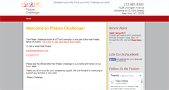 Desktop Screenshot of pilateschallenge.com